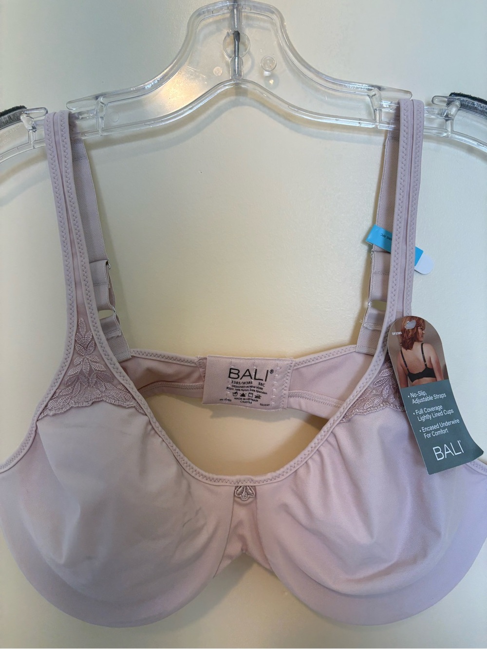 Bali Nude Smooth Underwire T-Shirt Bra 38/C New with Tags